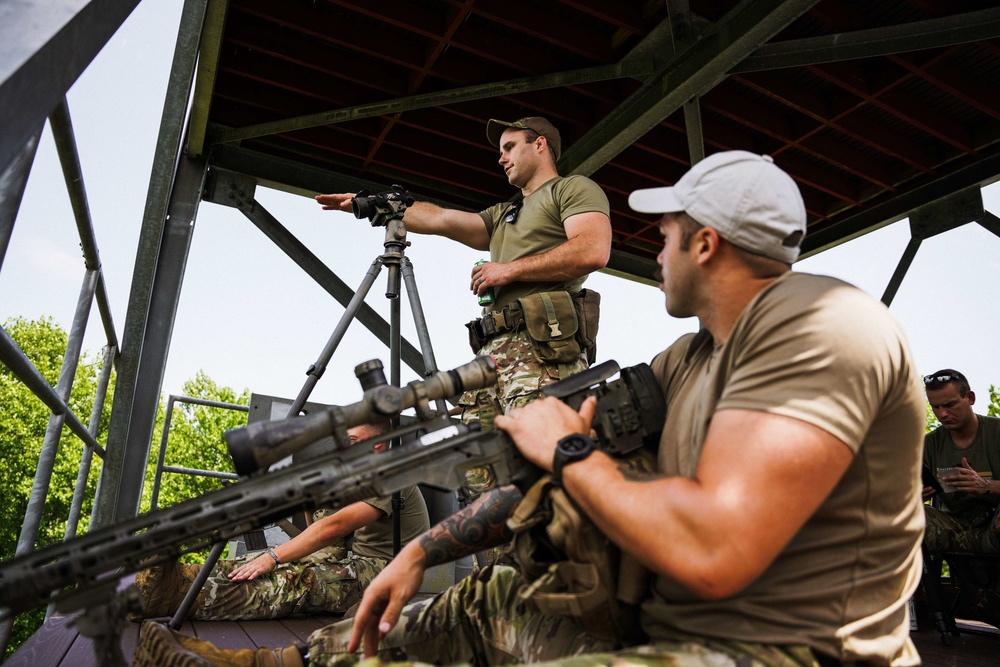 Snipers Train to Send Shots Down Range