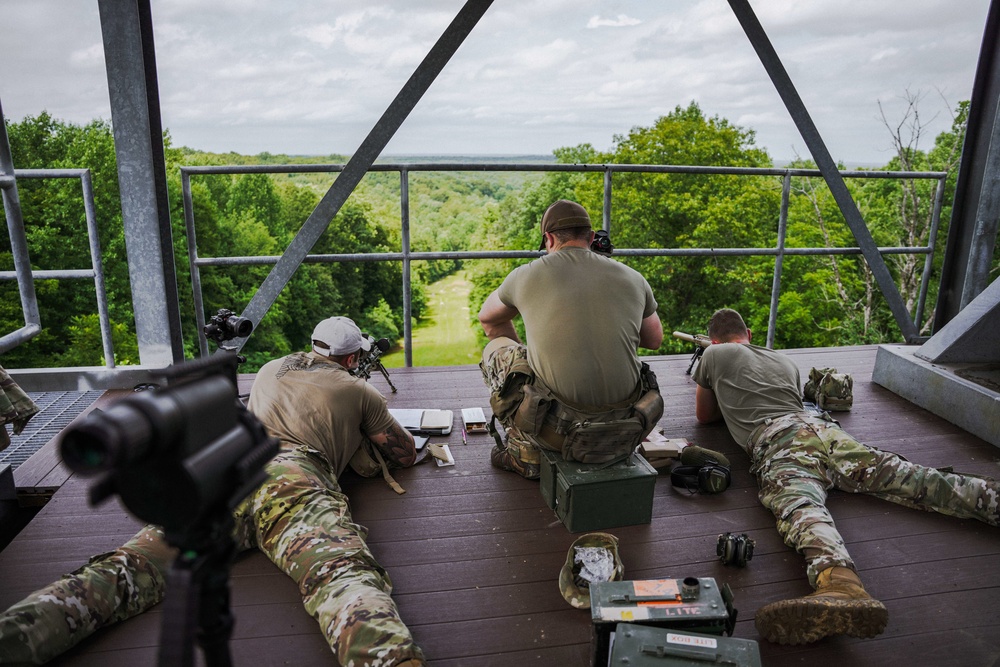Snipers Train to Send Shots Down Range