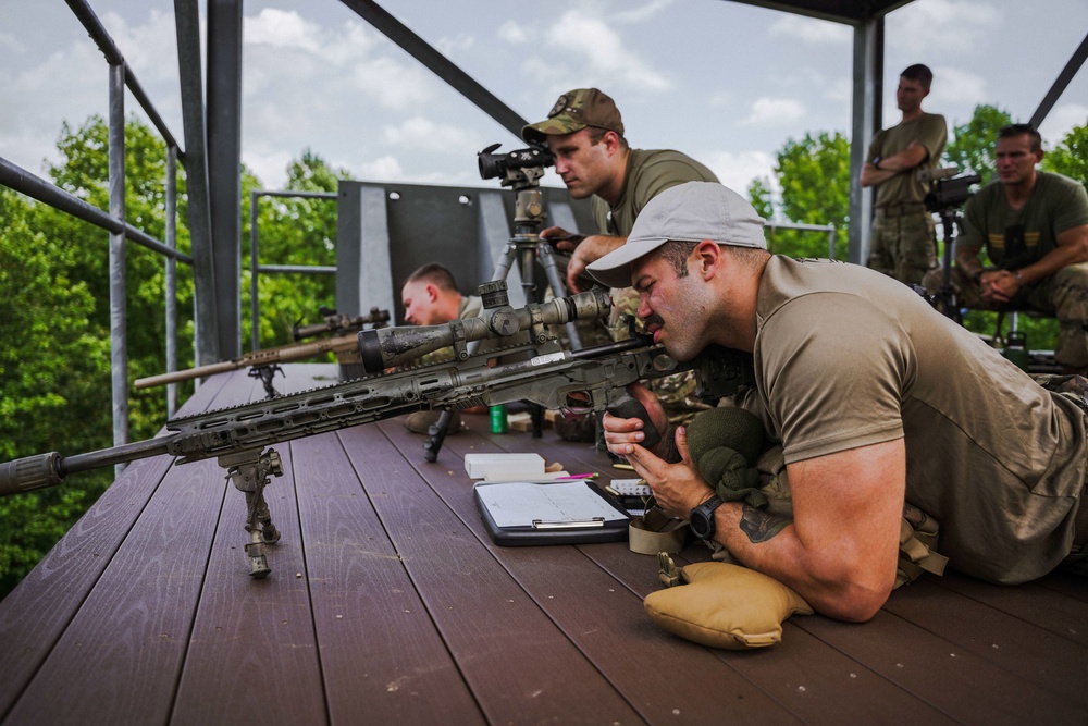 Snipers Train to Send Shots Down Range