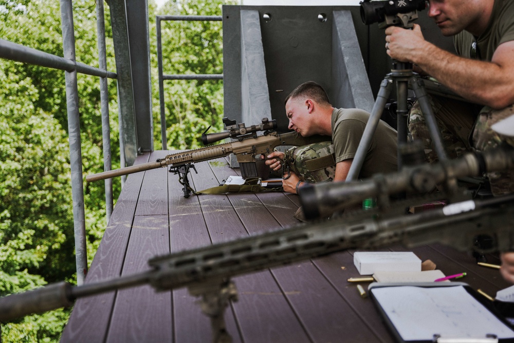 Snipers Train to Send Shots Down Range