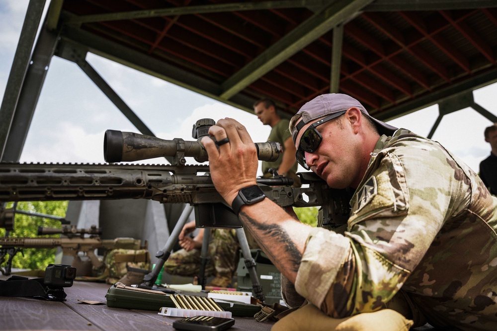Snipers Train to Send Shots Down Range