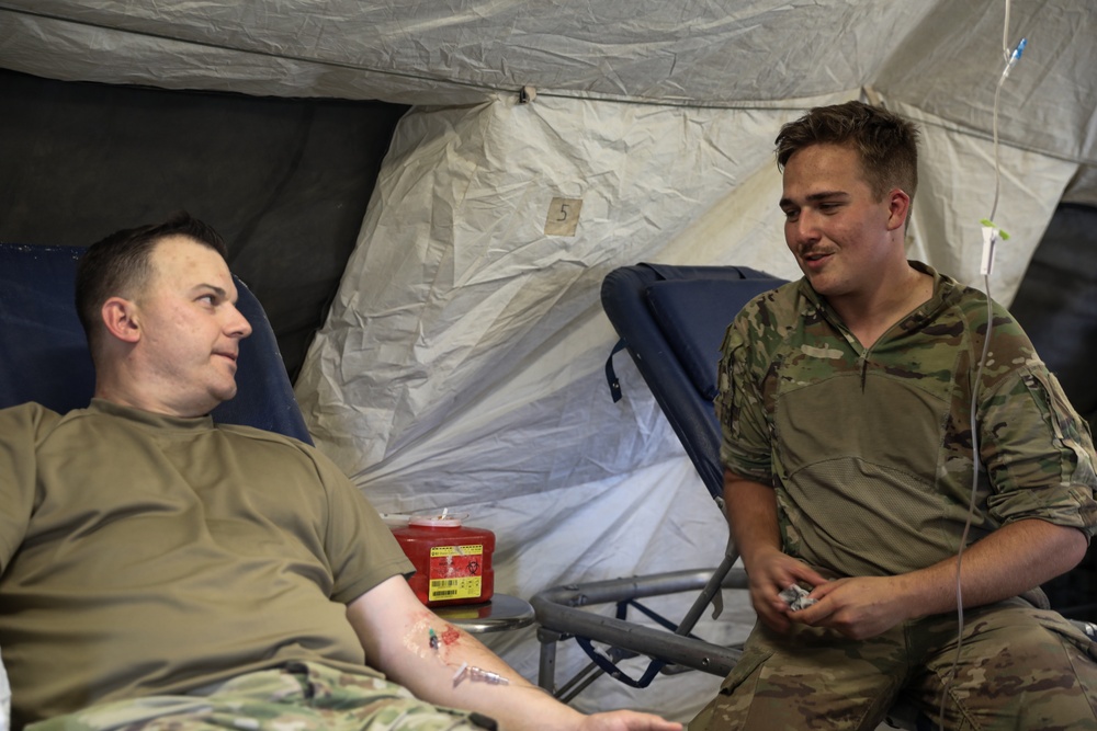 64 BSB medics conduct walking blood bank training