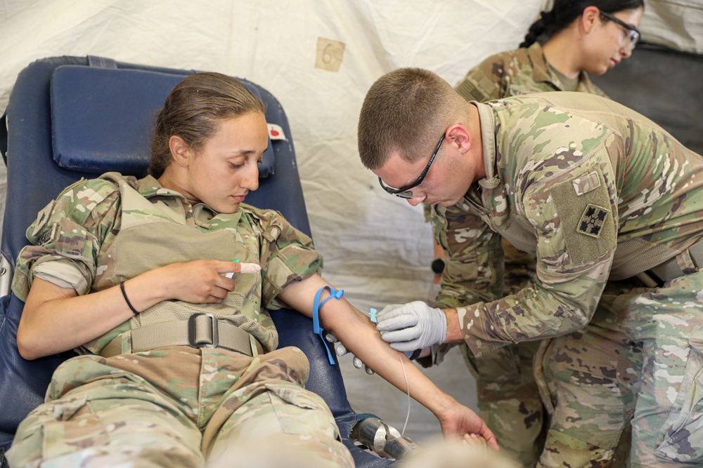 64 BSB medics conduct walking blood bank training