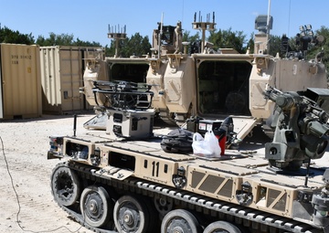 1-7 Cav support Army senior leaders with robotic vehicles decision-making