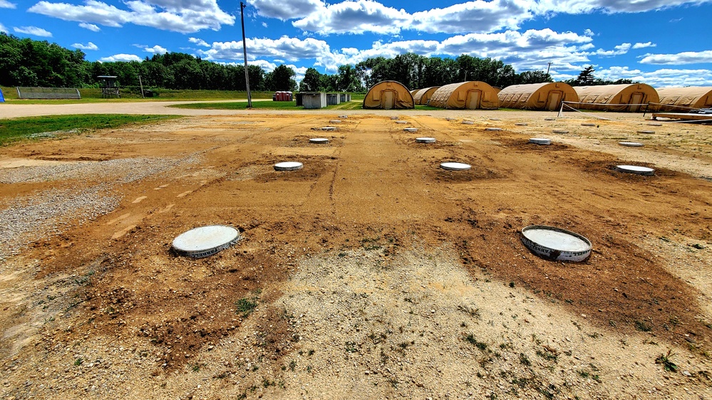 Troop project creating office buildings at Fort McCoy’s LSA Liberty sees work by multiple units