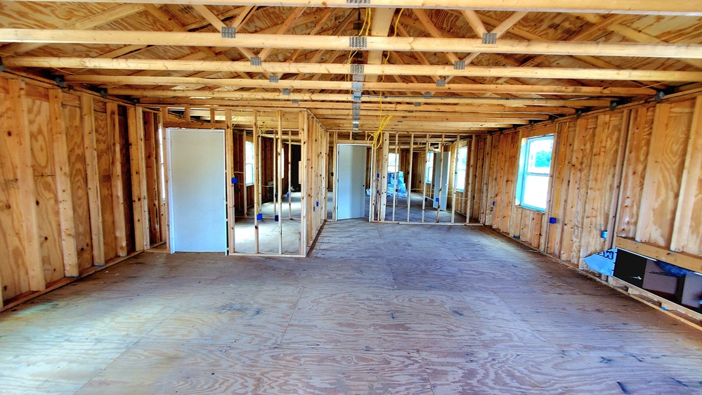 Troop project creating office buildings at Fort McCoy’s LSA Liberty sees work by multiple units