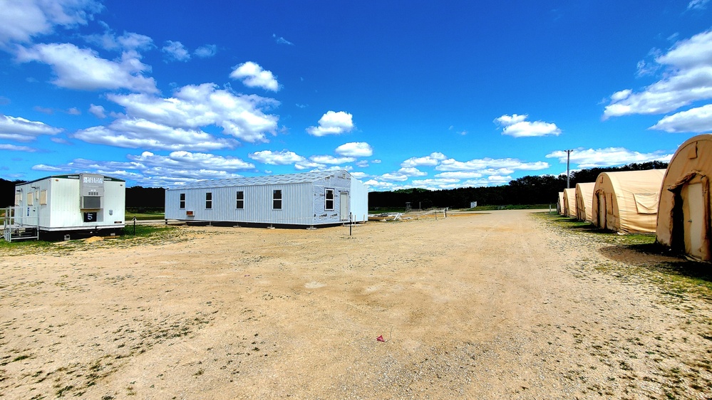 Troop project creating office buildings at Fort McCoy’s LSA Liberty sees work by multiple units