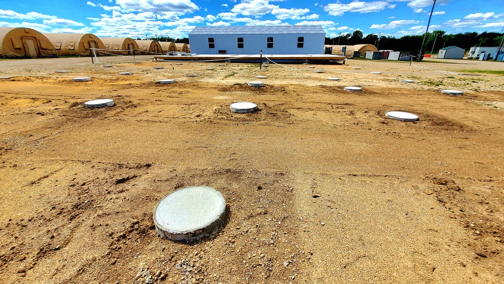 Troop project creating office buildings at Fort McCoy’s LSA Liberty sees work by multiple units