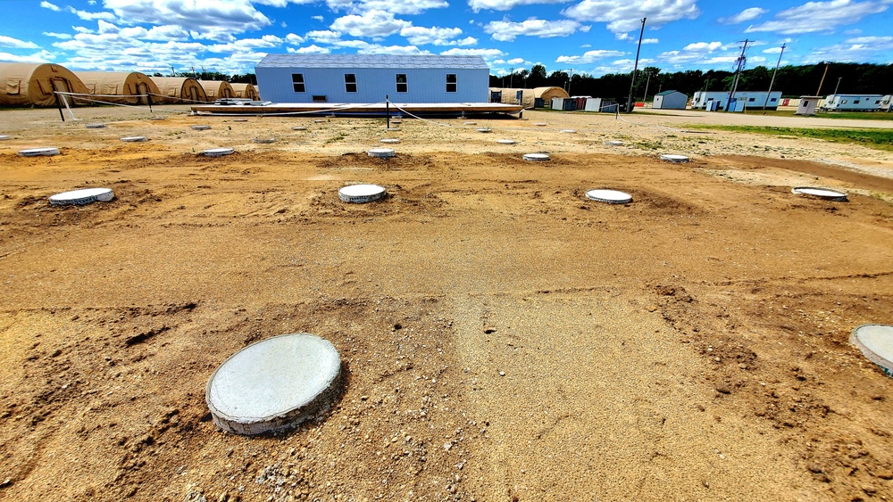 Troop project creating office buildings at Fort McCoy’s LSA Liberty sees work by multiple units