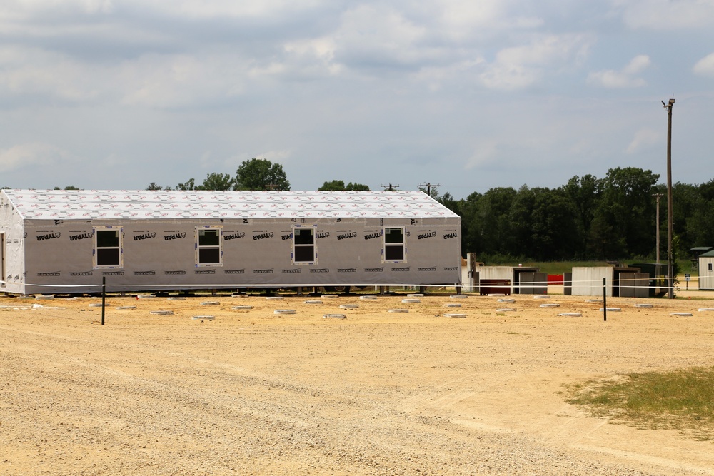 Troop project creating office buildings at Fort McCoy’s LSA Liberty sees work by multiple units
