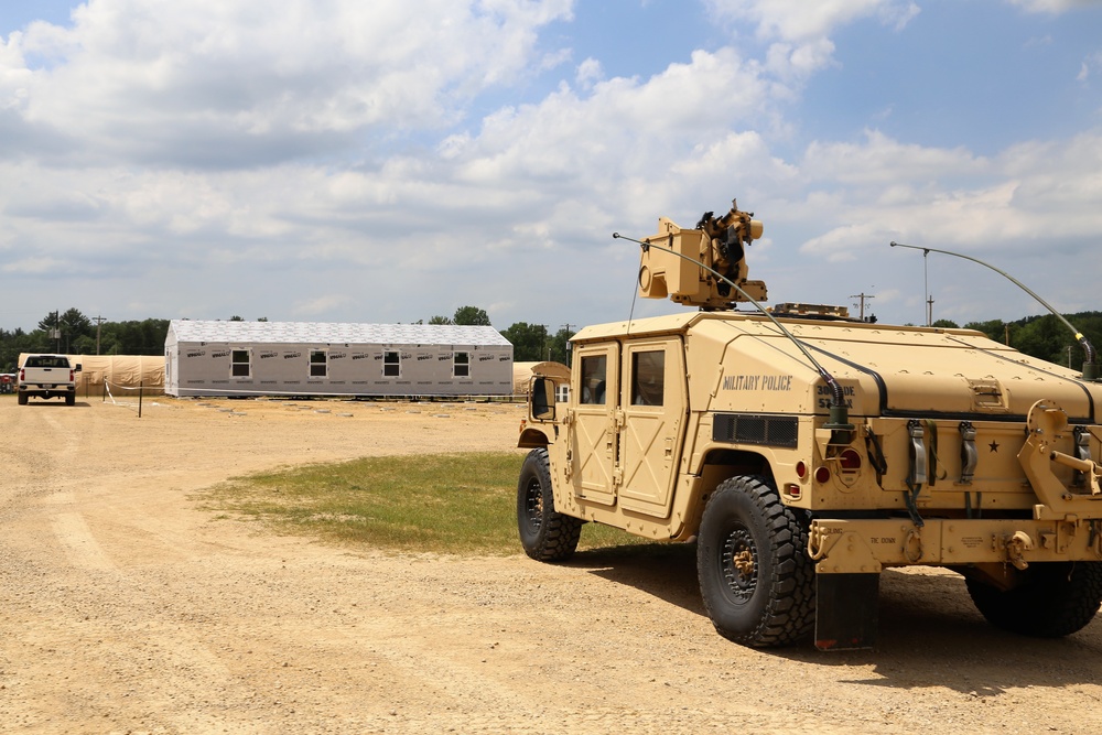 Troop project creating office buildings at Fort McCoy’s LSA Liberty sees work by multiple units