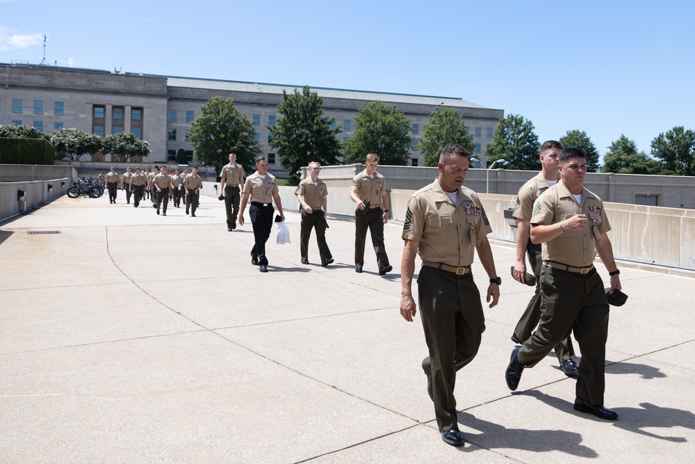 Super Squad Marines tour The Pentagon