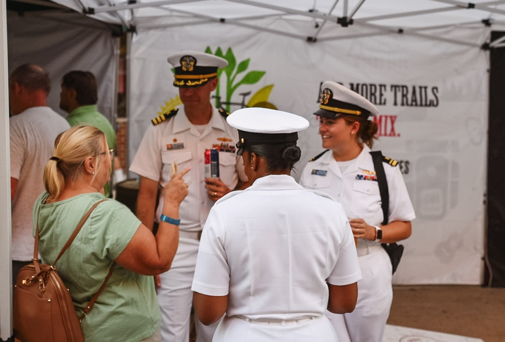 USS THE SULLIVANS VISITS WATERLOO, IOWA