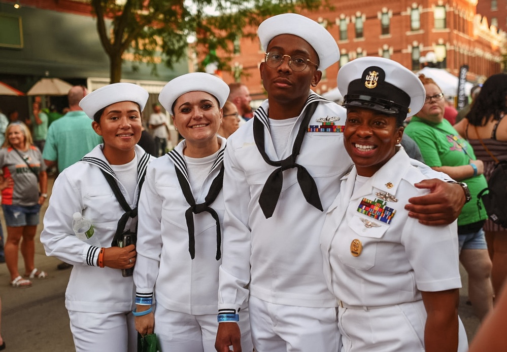 USS THE SULLIVANS VISITS WATERLOO, IOWA