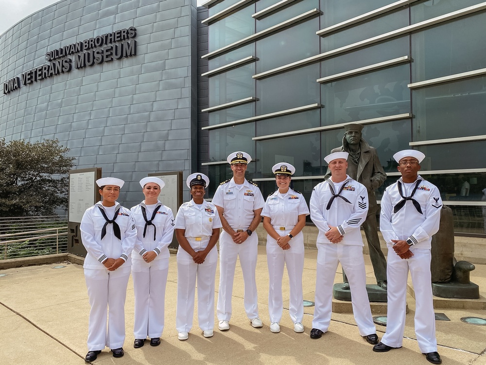 USS THE SULLIVANS VISITS WATERLOO, IOWA