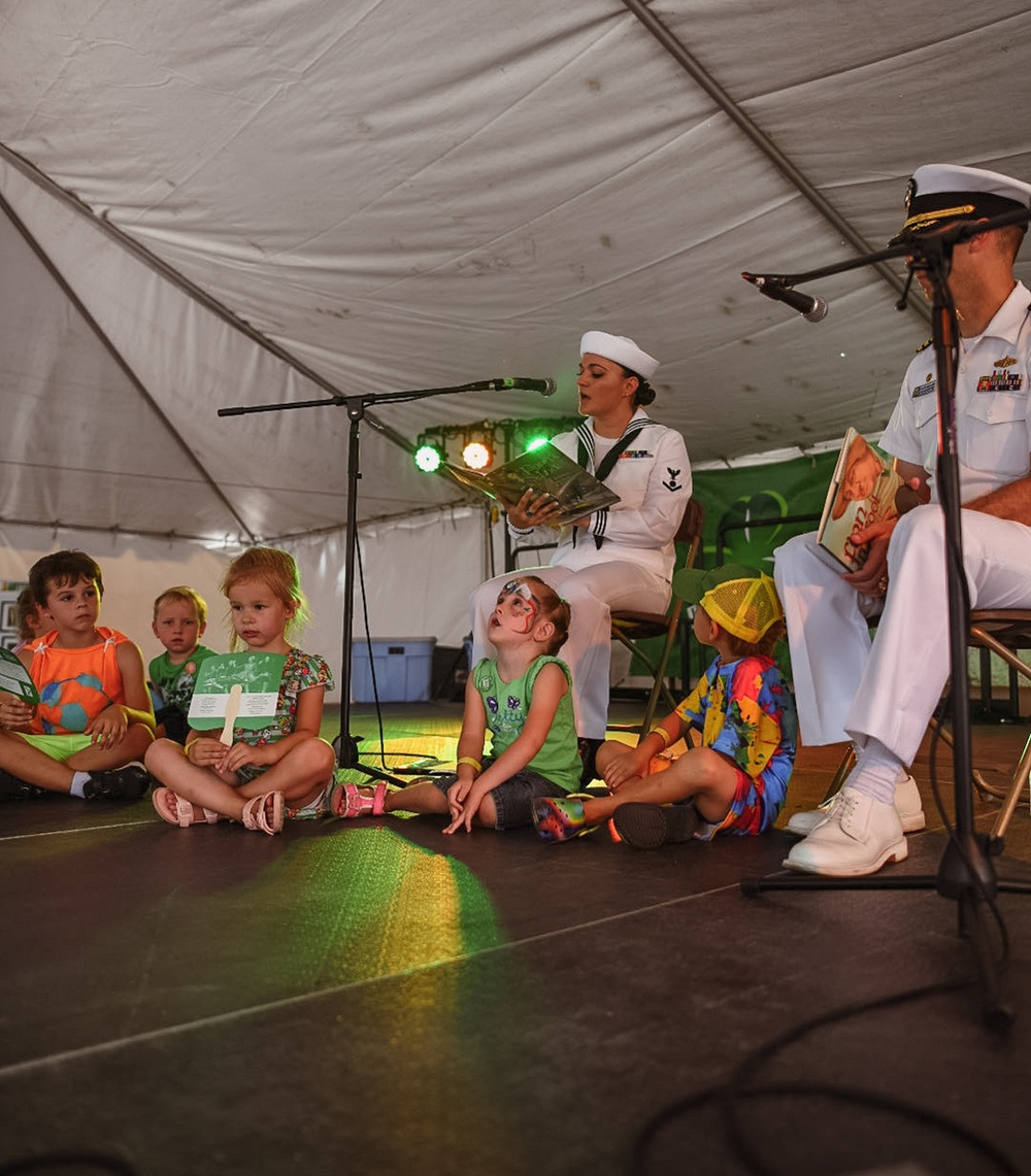 USS THE SULLIVANS VISITS WATERLOO, IOWA