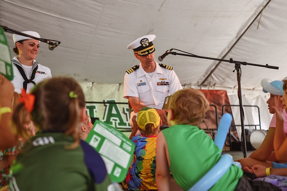 USS THE SULLIVANS VISITS WATERLOO, IOWA