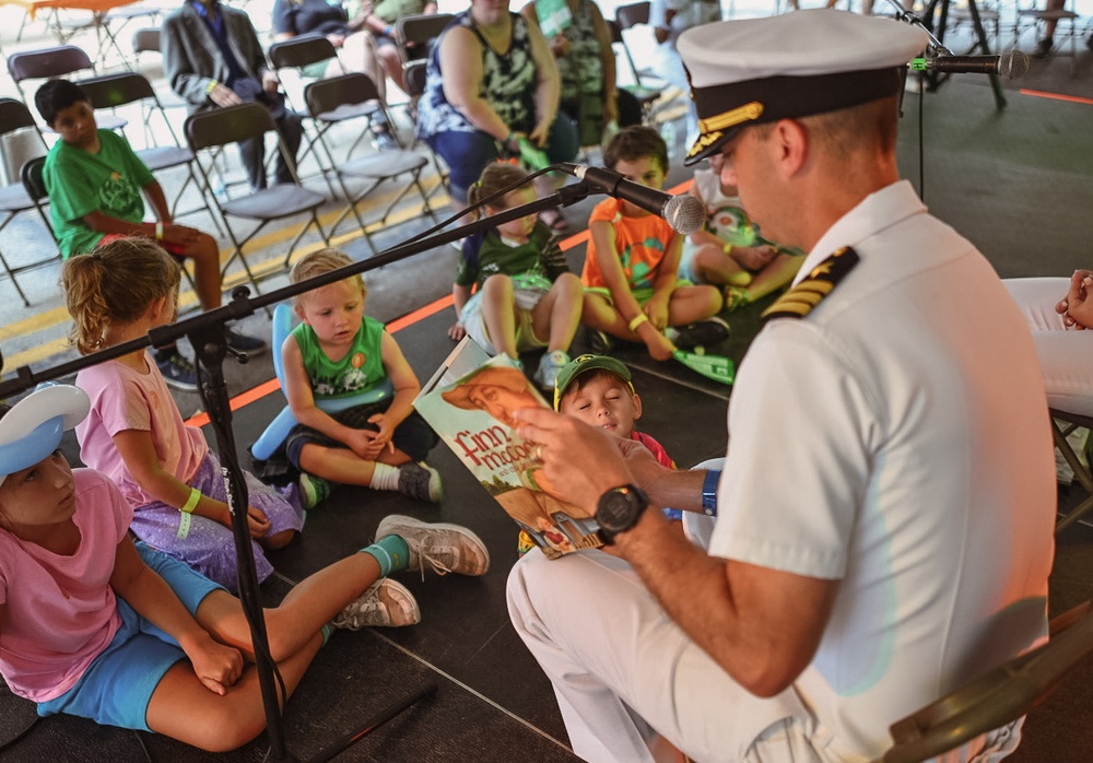 USS THE SULLIVANS VISITS WATERLOO, IOWA