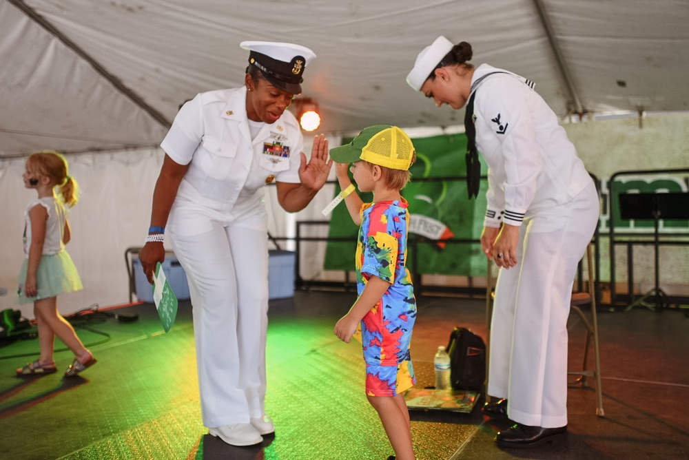 USS THE SULLIVANS VISITS WATERLOO, IOWA