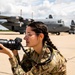 Airman 1st Class Avery Litton photographing C-130 Hercules aircraft Aug. 14, 2022