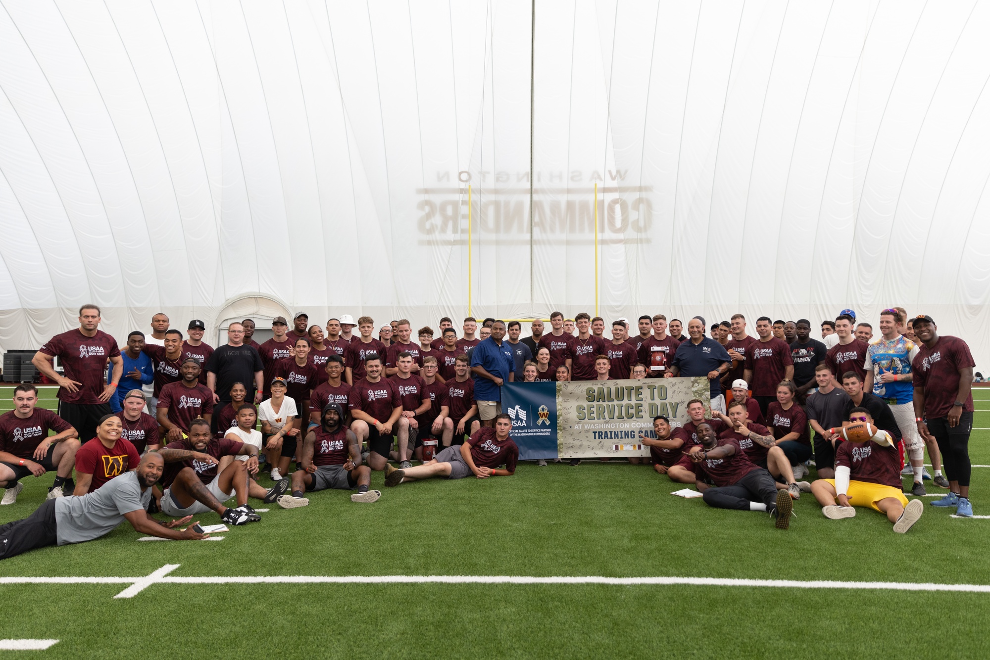 DVIDS - Images - USAA's Salute to Service NFL Boot Camp [Image 5 of 5]