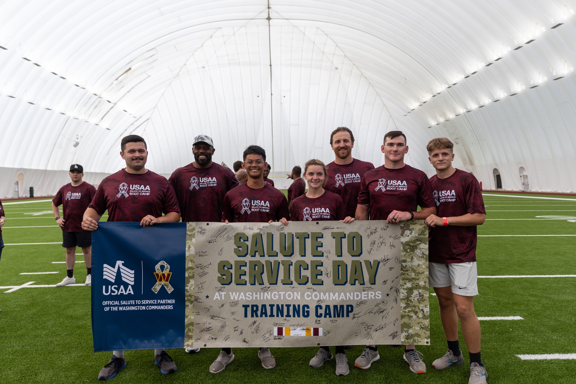 DVIDS - Images - USAA's Salute to Service NFL Boot Camp [Image 5 of 5]