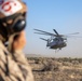 Marines with 2nd Landing Support Battalion help with heavy lifting