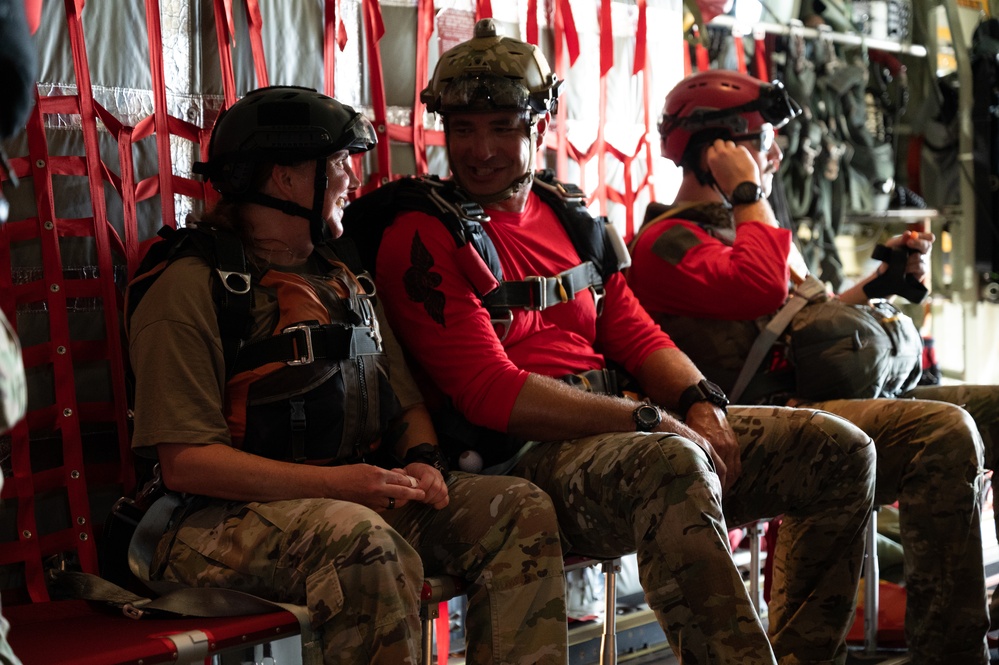 SLD 45 Senior Enlisted Leader Tandem Jumps with 920th Rescue Wing