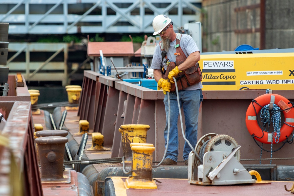 Gate keepers: Installing new miter gates at New Cumberland requires planning, time, extra measures