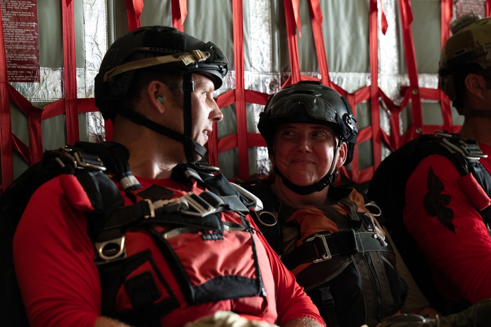 SLD 45 Senior Enlisted Leader Tandem Jumps with 920th Rescue Wing