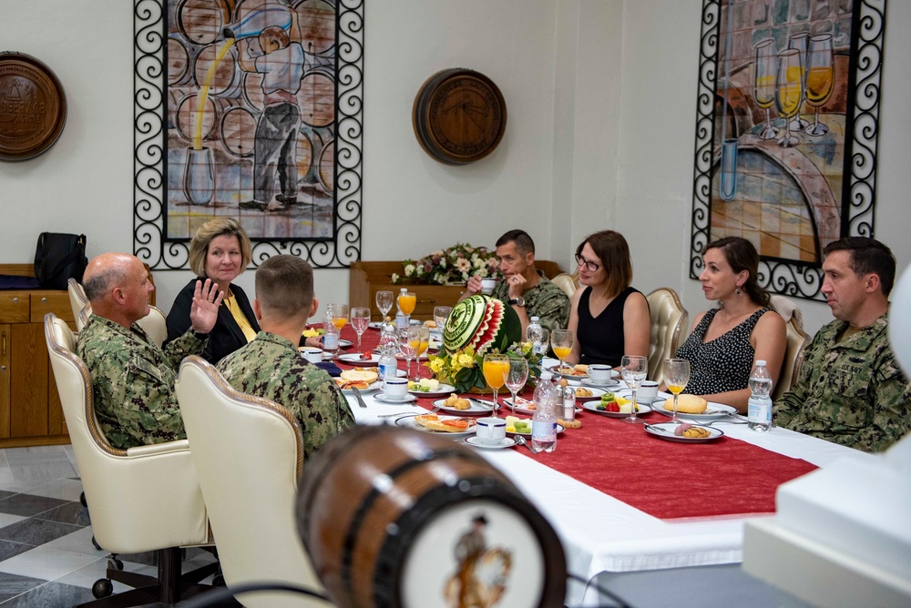 CNO Visits Sailors and Leadership in Rota, Spain