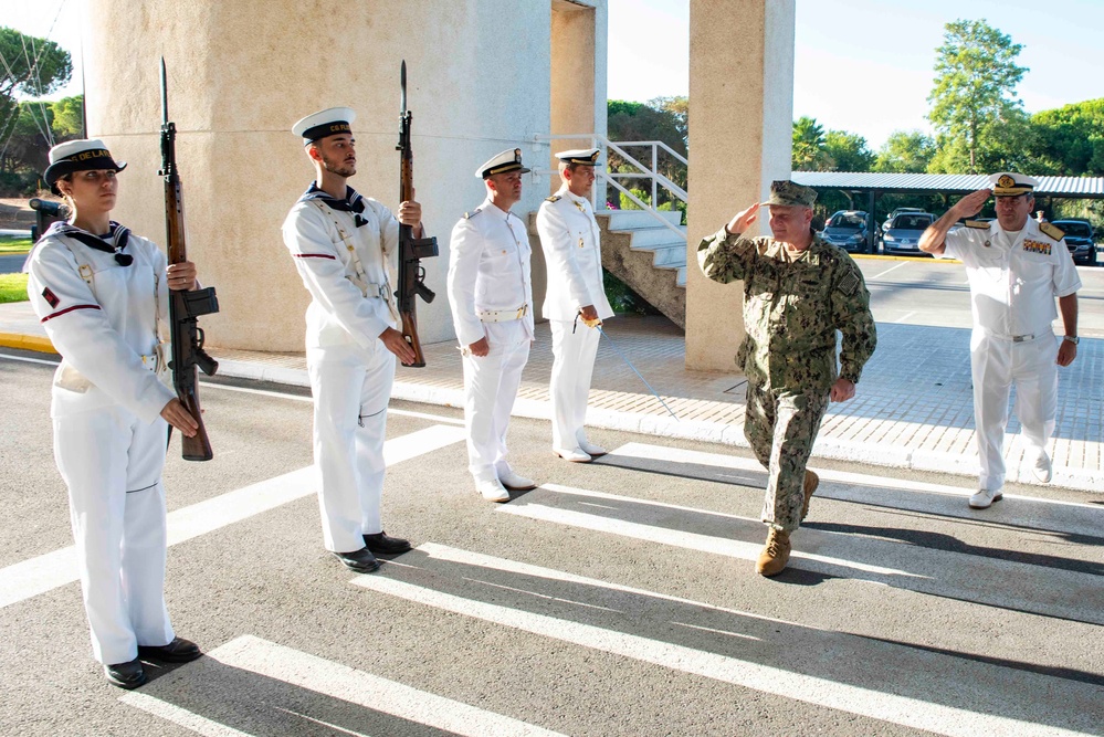 CNO Visits Sailors and Leadership in Rota, Spain