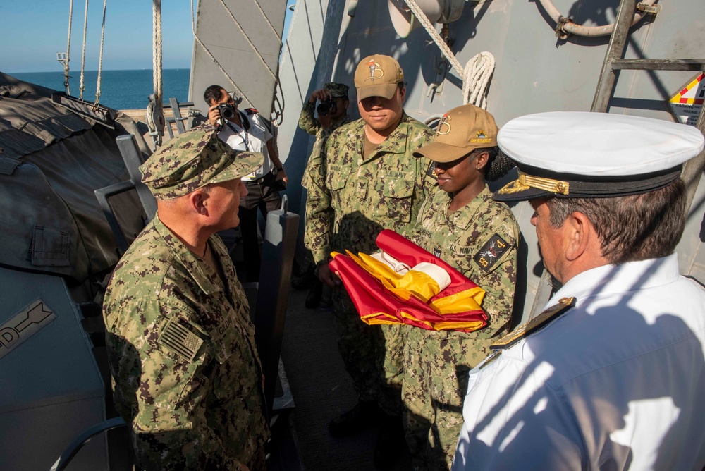 CNO Visits Sailors and Leadership in Rota, Spain