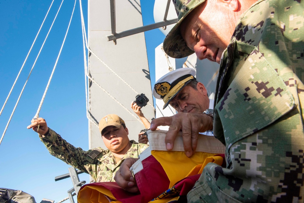 CNO Visits Sailors and Leadership in Rota, Spain