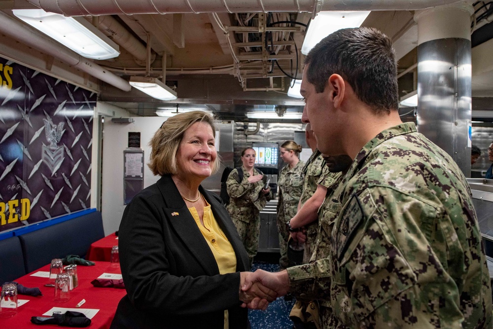 CNO Visits Sailors and Leadership in Rota, Spain