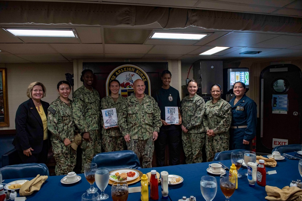 CNO Visits Sailors and Leadership in Rota, Spain