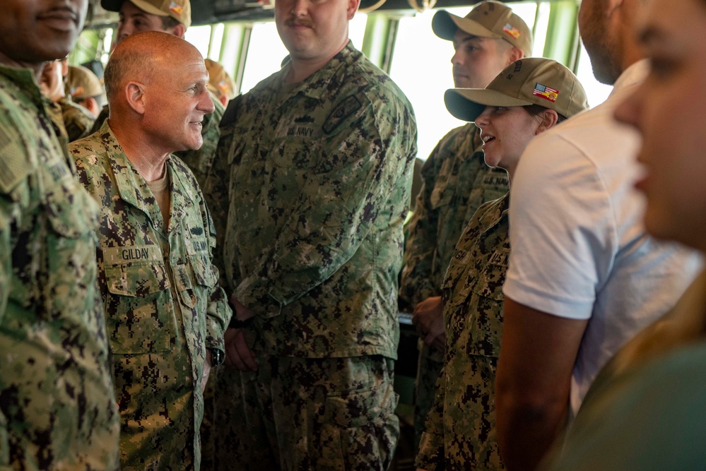 CNO Visits Sailors and Leadership in Rota, Spain