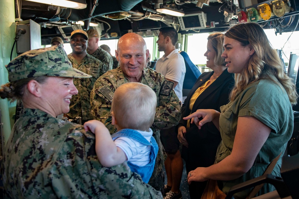 CNO Visits Sailors and Leadership in Rota, Spain