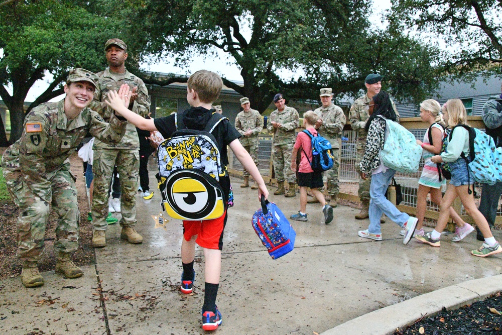 MEDCoE Soldiers participate in area back-to-school events