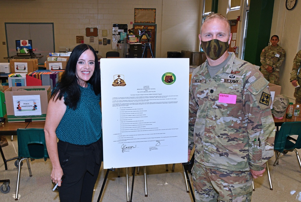 MEDCoE Soldiers participate in area back-to-school events