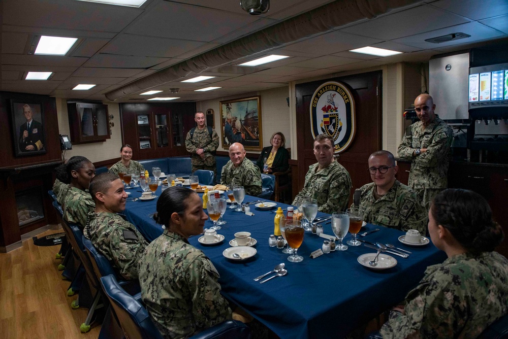 CNO Visits Sailors and Leadership in Rota, Spain