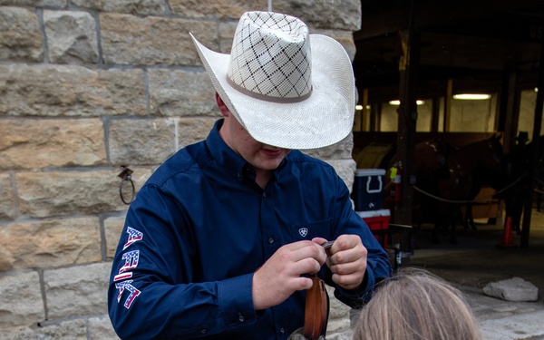 1st Infantry Division Commanding General's Mounted Color Guard 2nd Annual Branding Party
