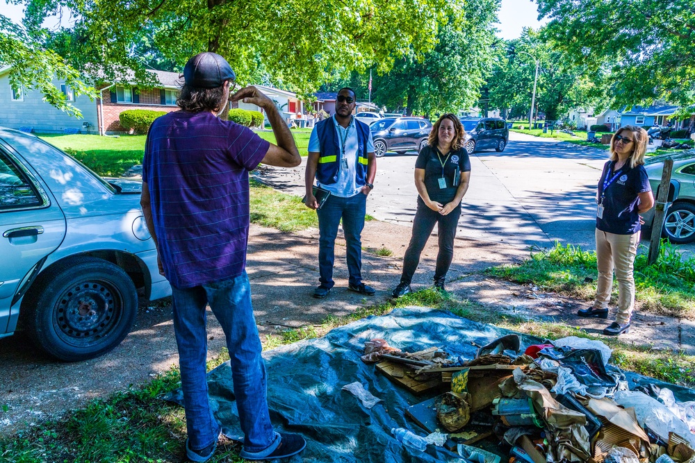 FEMA Region 7 Administrator Joins Disaster Survivor Recovery Crews