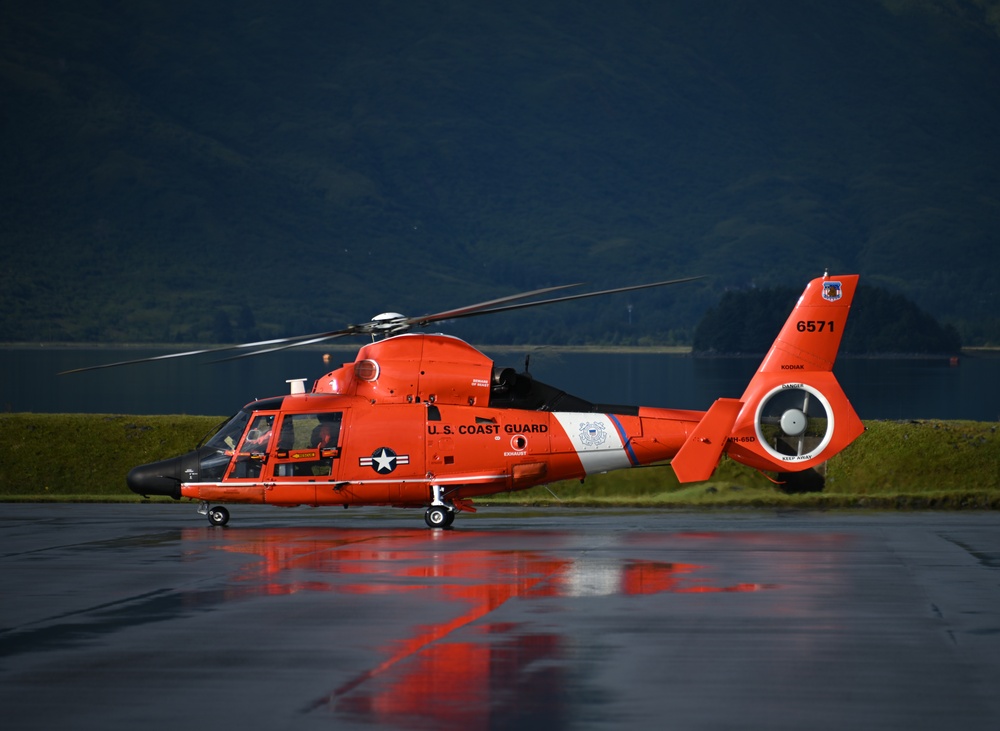 DVIDS - Images - Coast Guard Air Station Kodiak MH-65 Dolphin helicopter