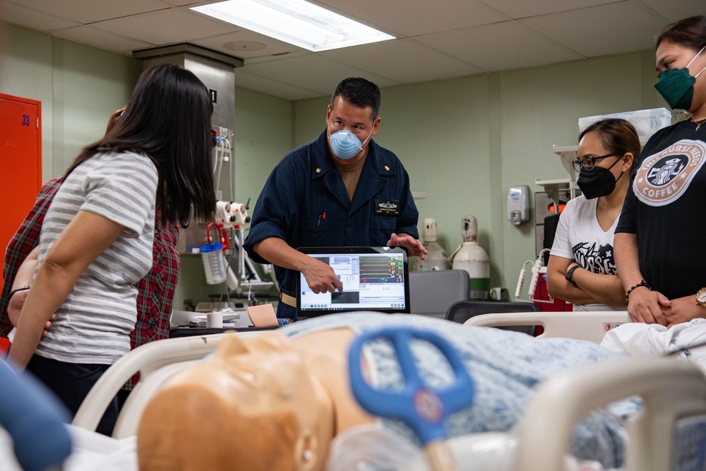 Pacific Partnership 2022 Medical Personnel Conduct Intensive Care Unit Training in the Philippines