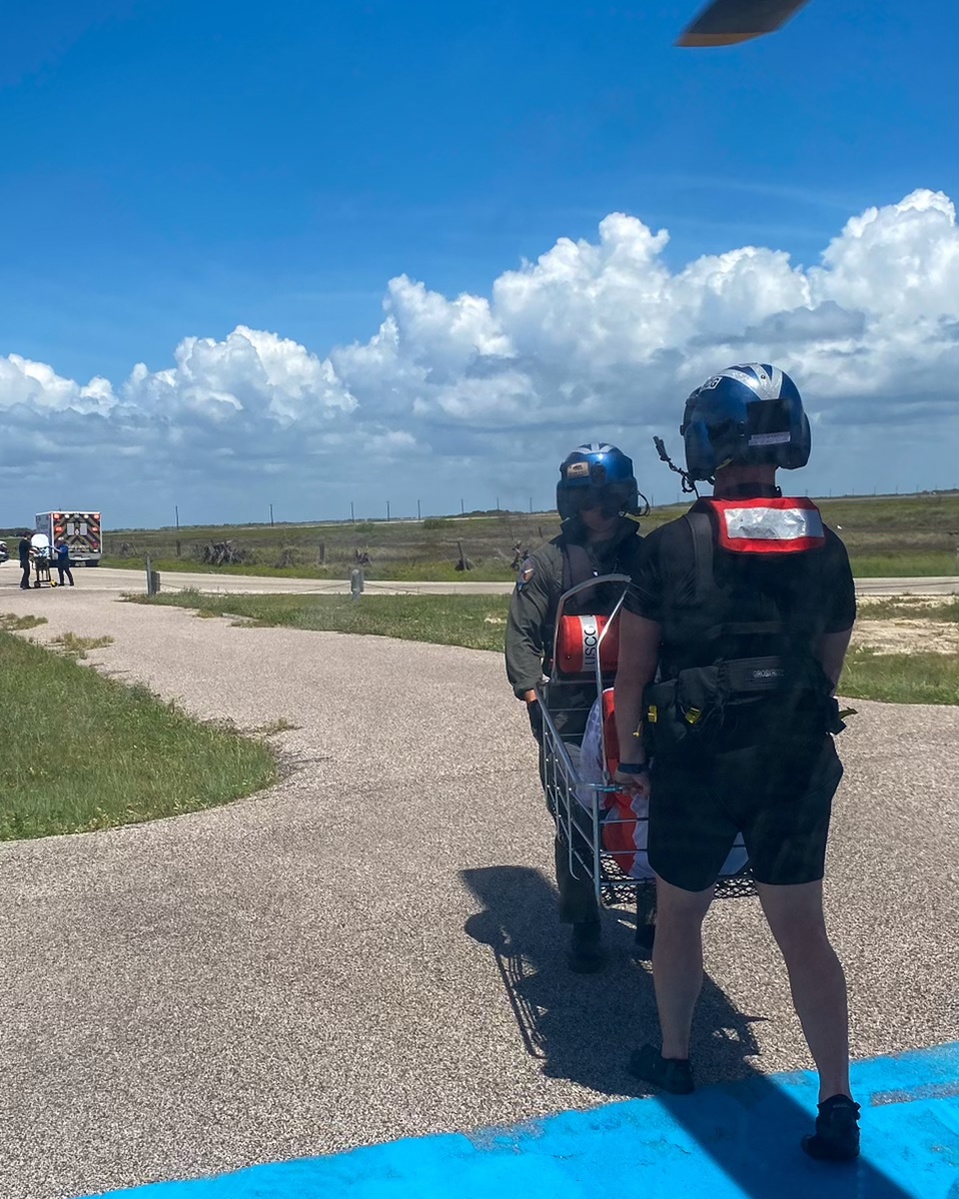 Coast Guard medevacs jet skier near Matagorda, Texas