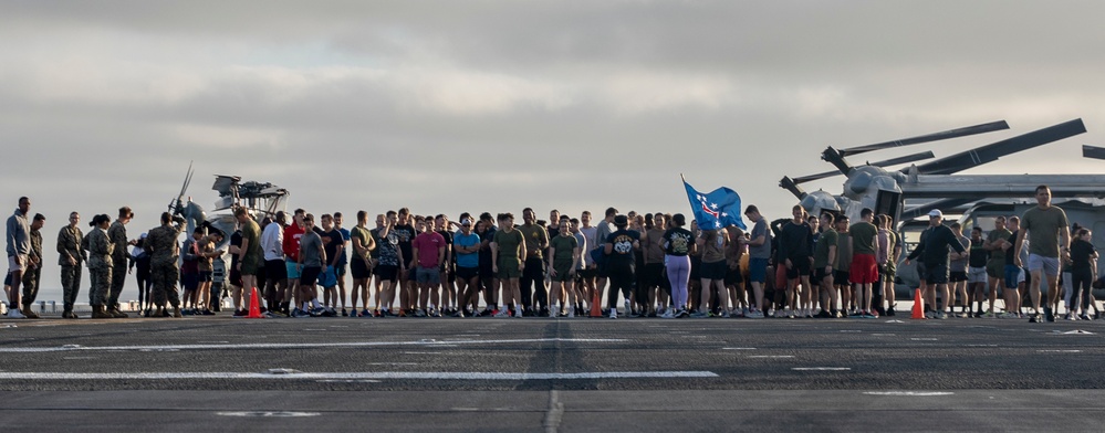 Makin Island Flight Deck Run