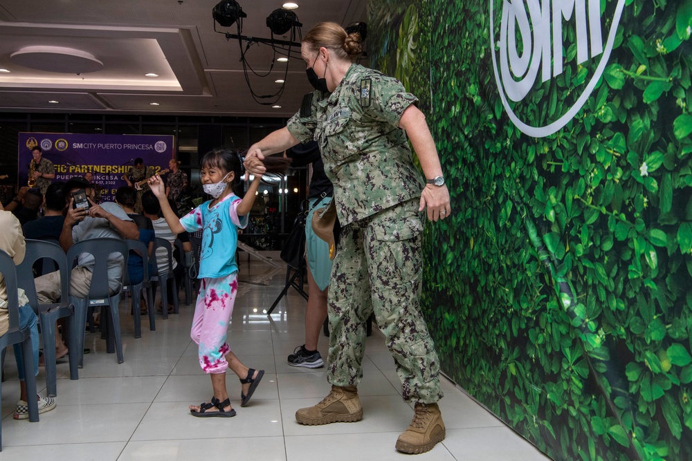 Musicians from U.S. Pacific Fleet, Royal Australian Navy, and Philippine Air Force bands perform during Pacific Partnership 2022