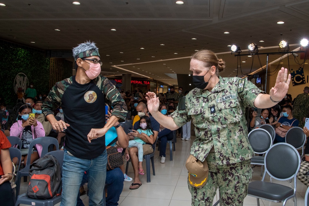 Musicians from U.S. Pacific Fleet, Royal Australian Navy, and Philippine Air Force bands perform during Pacific Partnership 2022