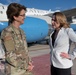 Deputy Secretary Hicks Greets TRANSCOM Commander Upon Arrival at Scott AFB